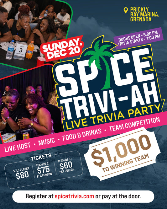 Spice Trivia Live Party | December 20, 2026